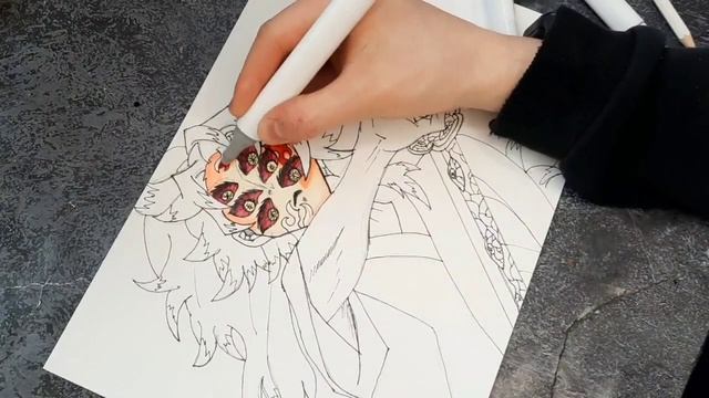 нарисовал аниме клинок рассекающий демонов.?? ?подписывайся на канал. #рисуюкаждыйдень #anime смотреть онлайн