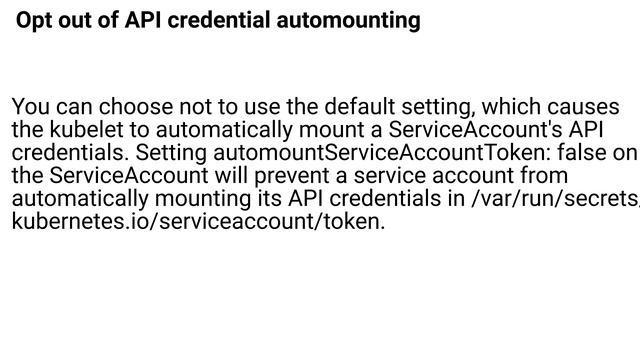 Kubernetes: Service Account and It's security. смотреть онлайн