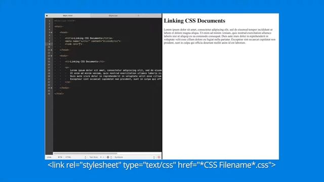CSS TUTORIALS - Linking CSS Files to HTML смотреть онлайн
