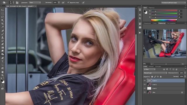 Урок Photoshop: Обработка спортивной фотосессии
