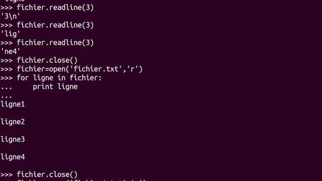 Leçon 12 [Python] : manip fichier смотреть онлайн