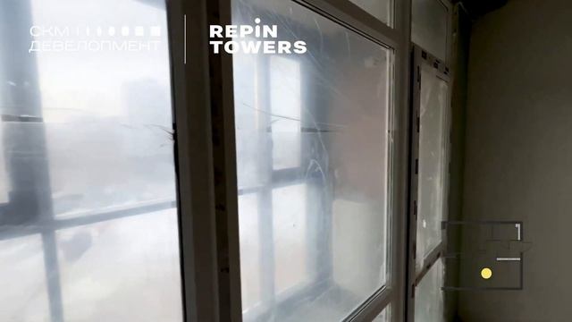 1-комнатная квартира в новостройке Repin Towers (ВИЗ, Екатеринбург) 44 кв.м смотреть онлайн