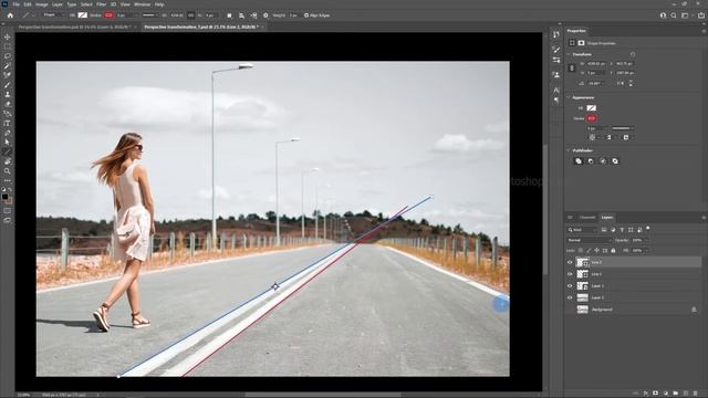 Creation of Amazing Composites by using Perspective and Vanishing Points in Photoshop смотреть онлайн