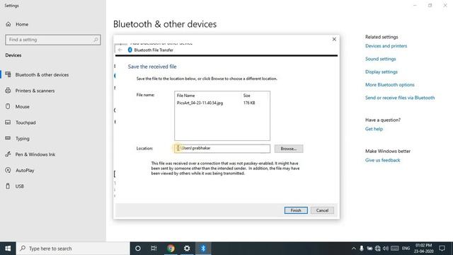 #usefultricktrack #bluetoothsettinginpc Where are bluetooth received files saved in windows 10? смотреть онлайн
