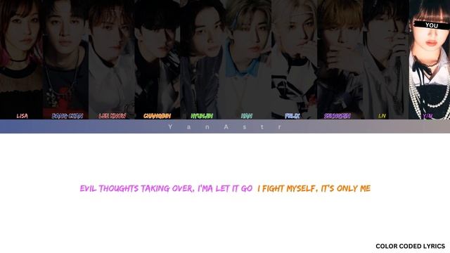 [KARAOKE] Stray Kids (スキズ) - 'Social Path (Ft. Lisa)' You As A Member || 10 Members Ver. смотреть онлайн