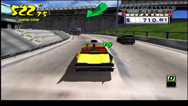 Crazy Taxi PS4 Gameplay HD смотреть онлайн