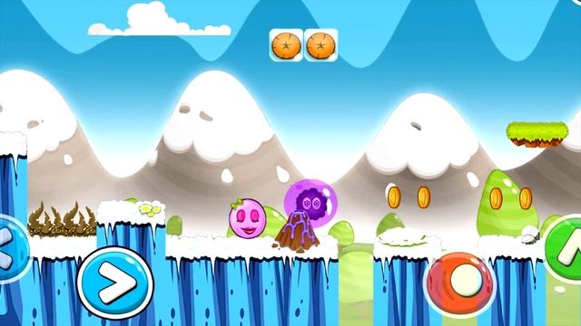 Отважная Ева - розовый шарик - собирает подарки! Красный шар под ёлкой! red ball от Флавиос смотреть онлайн