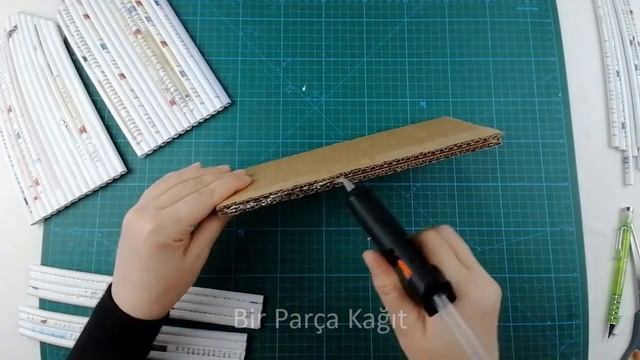 How To Make Paper Towel Holder From Waste Paper - DIY Paper Craft