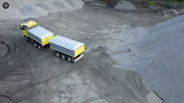 *Holbra DRON* Volvo FH - Beauty in quarry смотреть онлайн