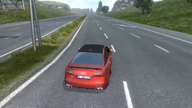 AUDI A6 MOD CAR 1.37 EURO TRUCK SIMULATOR 2 смотреть онлайн