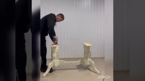 сборка стола лапка