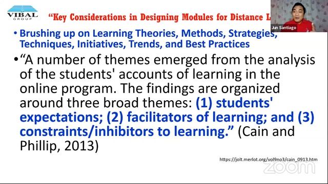 Key Considerations in Designing Modules for Distance Learning смотреть онлайн