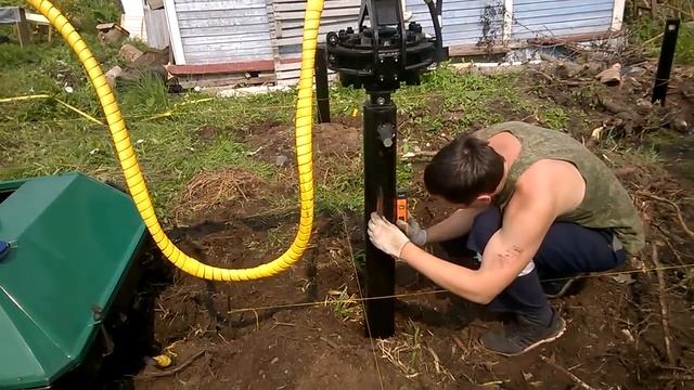 Монтаж фундамента 6 на 6 м с помощью техники в Вологодской области смотреть онлайн