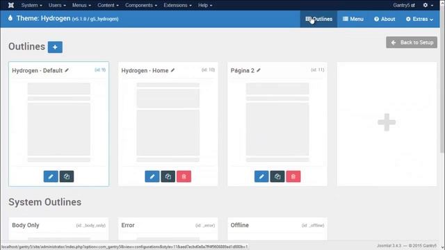#2 - Novidades do Gantry 5 - Interface e Painel Outlines смотреть онлайн