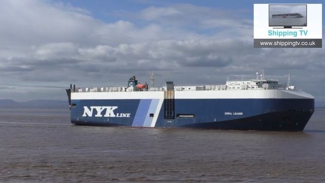 Coral Leader passes Battery Point, Portishead, 19 March 2019 смотреть онлайн