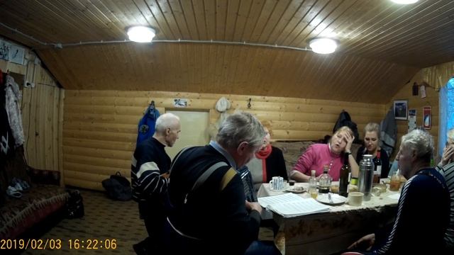 2019-02-03 16-21 Печищи лыжи второй этаж, песня "Не уезжай ты, мой голубчик" смотреть онлайн