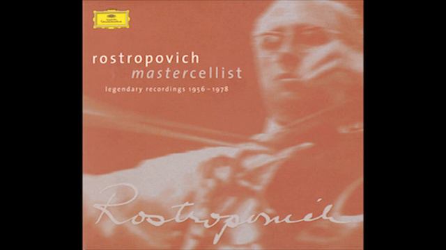 [HQ]Rachmaninoff Cello Sonata, Rostropovich 1956 смотреть онлайн
