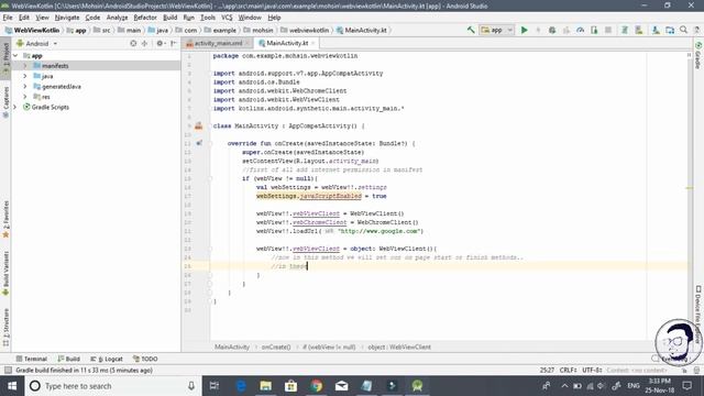 WebView in KOTLIN with progressBar смотреть онлайн