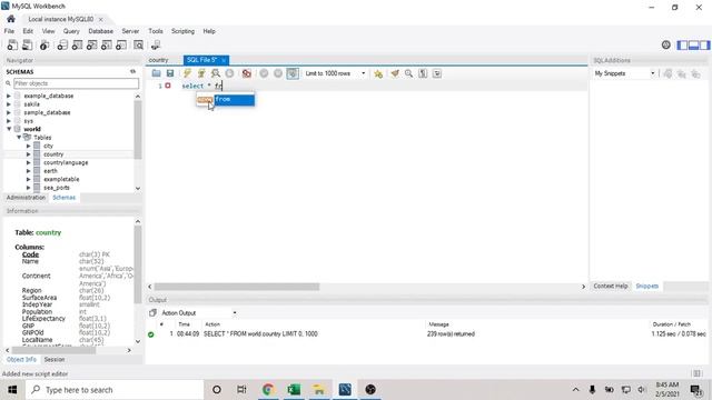 How to sort a query in ascending order with Sql in MySql Workbench смотреть онлайн