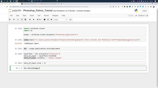 Photoshop Scripting with Python: Tutorial and Examples смотреть онлайн