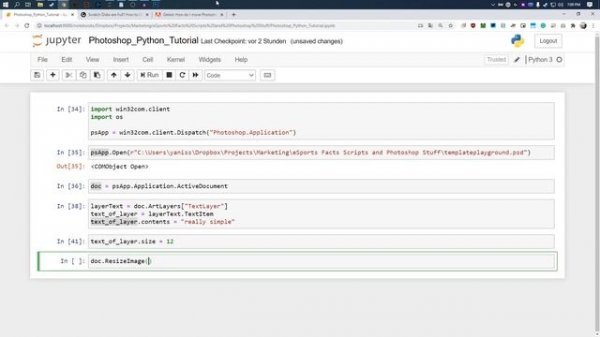 Photoshop Scripting with Python: Tutorial and Examples