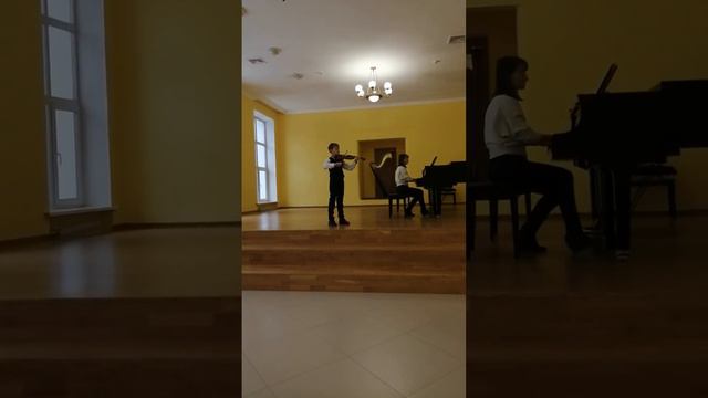 Немов Захар, 3 класс. Сонатина, Бакланова. Преподаватель Панычева Лилия Максимовна.