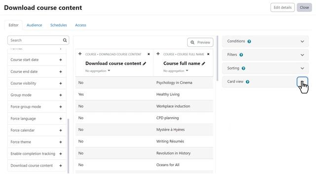 Moodle 4.0 Custom reports смотреть онлайн