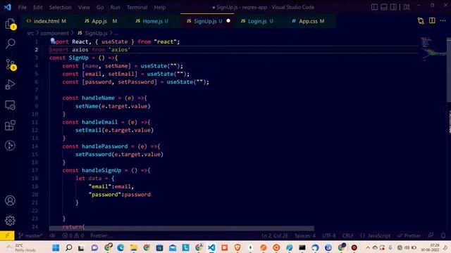 React.js Login and sign up смотреть онлайн