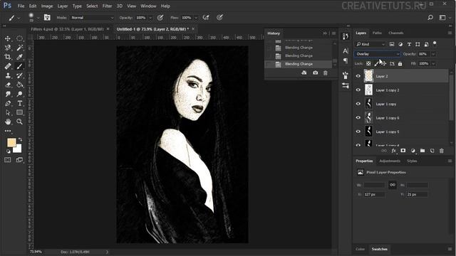 Галлерея фильтров Часть 2. Видеоуроки Photoshop. смотреть онлайн