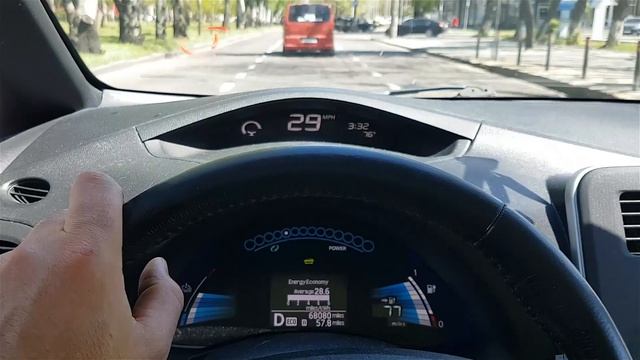 Привез Nissan Leaf с порта СВОИМ ХОДОМ. Зарядка буксиром смотреть онлайн