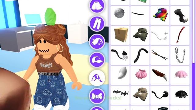 Roblox . Делаю скин в адопт ми смотреть онлайн