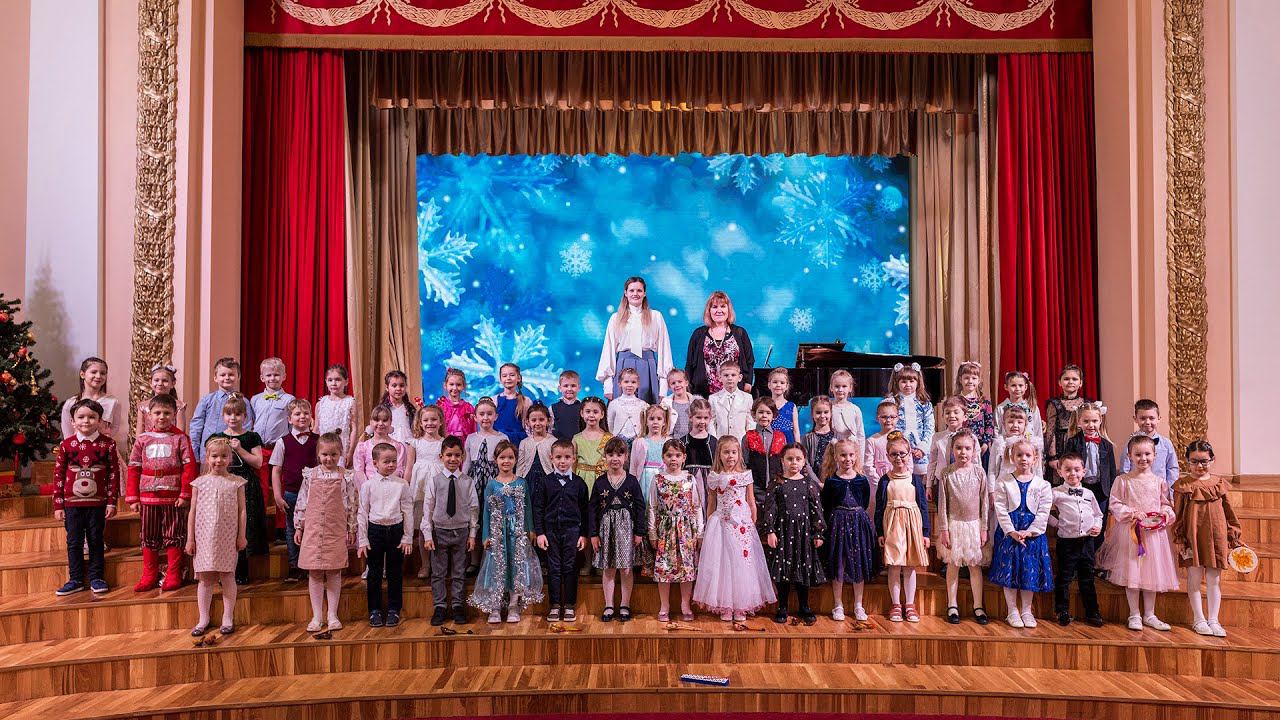 Хор Дождинка (группы 1, 2) "Новогодний концерт" смотреть онлайн