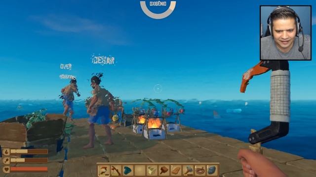Raft Survival: So tem Ninja nessa Jangada - Raft Multiplayer смотреть онлайн