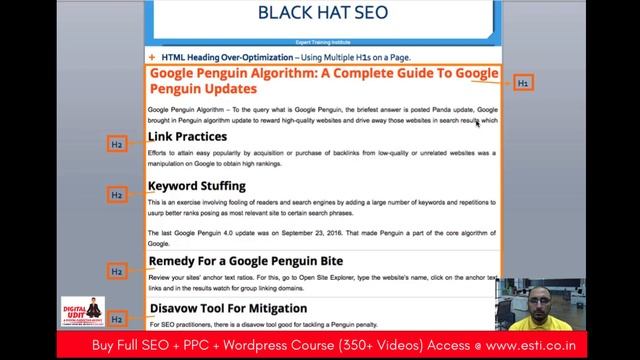 Html Heading Over Optimization - Black Hat SEO | Video #157 смотреть онлайн