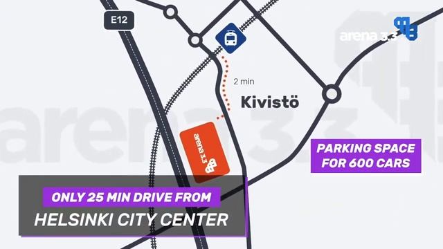 Проект спортивного и культурного центра Arena33 в Вантаа (Kivistö, Vantaa). смотреть онлайн