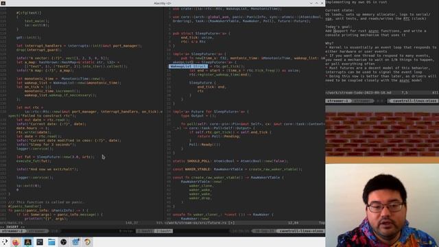 Implementing async/await in my rust kernel смотреть онлайн