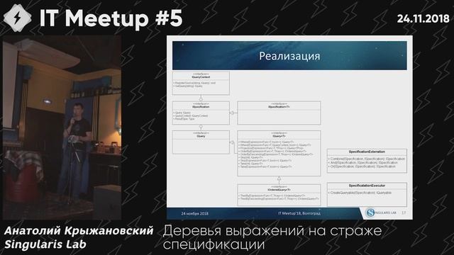 Деревья выражений на страже спецификации (Анатолий Крыжановский, Singularis Lab) смотреть онлайн