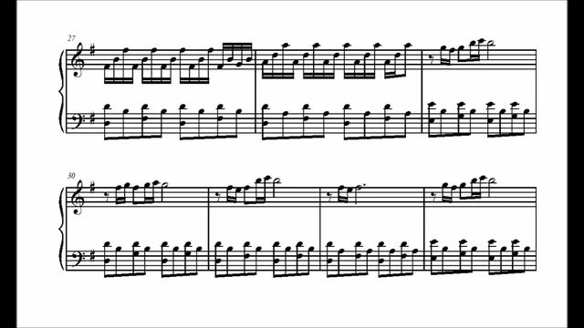 Amélie Piano Soundtrack - Comptine d'Un Autre Été (Movie Sheet Music) смотреть онлайн