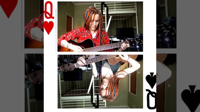 Radiohead, Street spirit (Fade out). YAMAHA Guitar & LANIKAI FB-EBU bass-ukulele cover смотреть онлайн