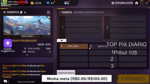💙AO VIVO FREE FIRE💙REVELANDO OS MELHORES 💙 KAUÃ REVELA 💙4X4 +6X6 JOGANDO COM INSCRITOS 💙 смотреть онлайн