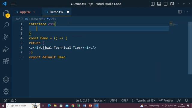 Using TypeScript with React ? Pass CSS styles as props in React TypeScript смотреть онлайн