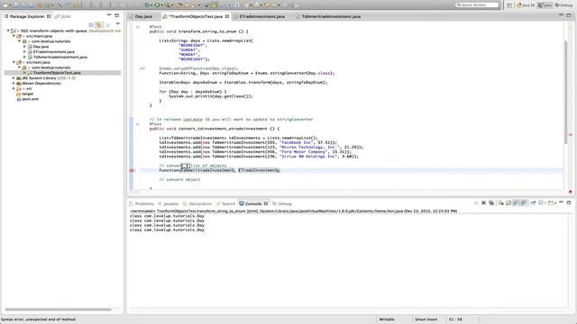 Screencast #2: Intro to transforming objects with guava смотреть онлайн