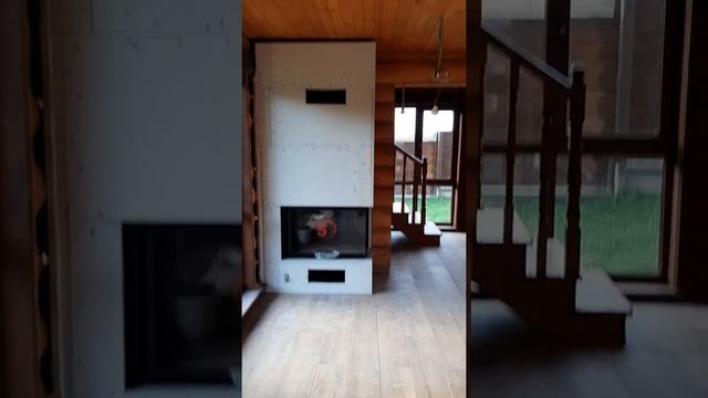 Установка камина в деревянном доме смотреть онлайн