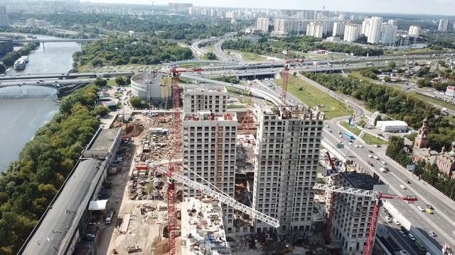 ЖК City Bay. Облет 17.08.2021 г. смотреть онлайн