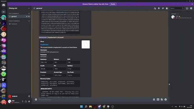 Roblox Phishing Sites EDUCATIONAL PURPOSES 2023 NEW! смотреть онлайн