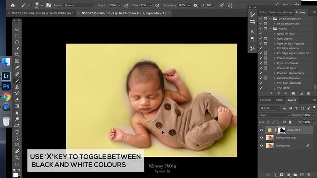 EDITING TUTORIAL | How to change the Backdrop/Blanket colour on Photoshop | Newborn Photography смотреть онлайн