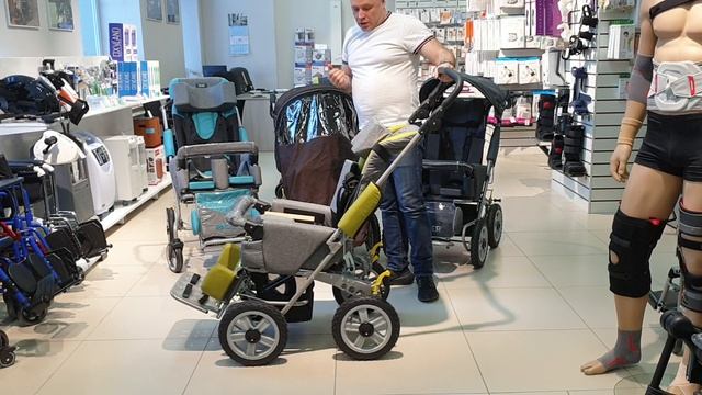 Коляски Рейсер и Рейсер Плюс для детей с ДЦП смотреть онлайн