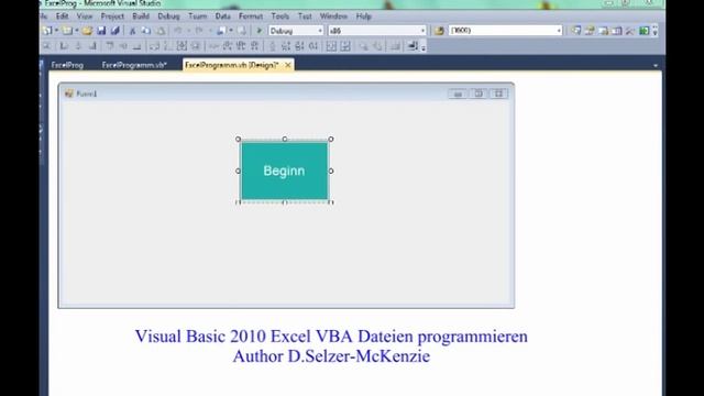 Visual Basic 2010 eine Excel VBA Dateien erstellen SelMcKenzie Selzer-McKenzie смотреть онлайн