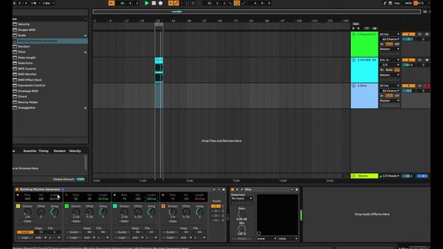 Ableton's Rotating Rhythm Generator using DIVA and OPx3 synths! смотреть онлайн