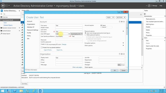 Active Directory Administrative Center in windows server 2012 R2 смотреть онлайн